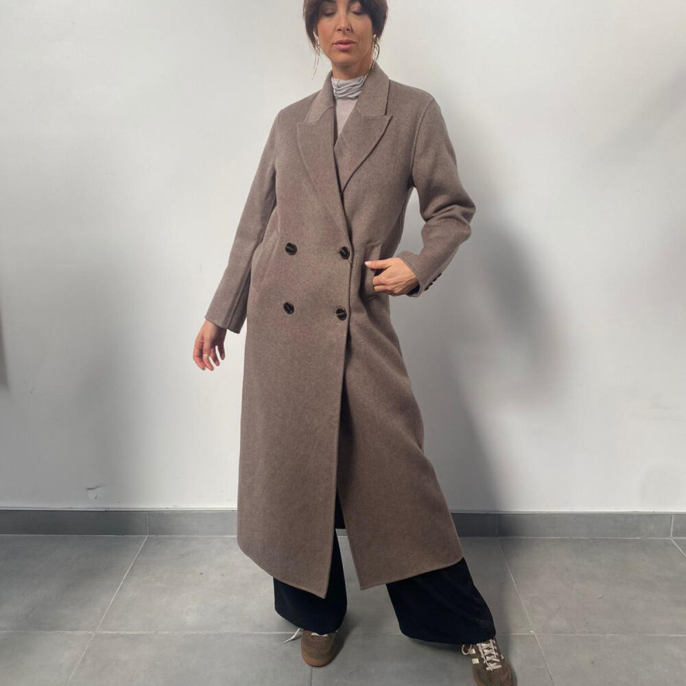 Manteau taupe